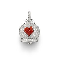 Charm Chantecler Donna Campanelle in Oro bianco Diamante 38427 - 38427
